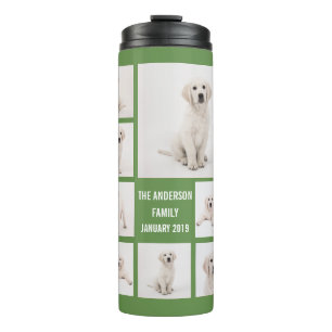 Create Family Photography Photo Collage 8 Photos Thermal Tumbler