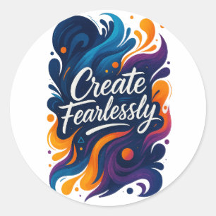 Create Fearlessly Sticker – Fearless Series