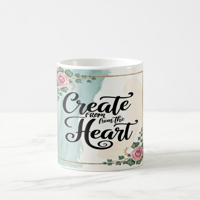 Create From The Heart option 3 Coffee Mug (Center)