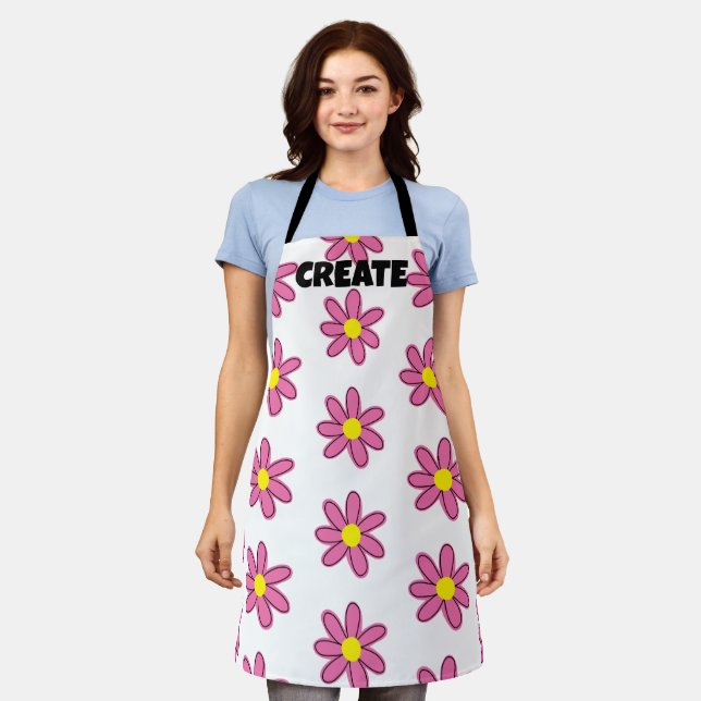 CREATE Fun Flowers Apron (Worn)