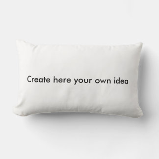 Create here your own idea - by Shirt to Design Lumbar Pillow