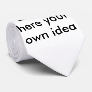 Create here your own idea - by Shirt to Design Tie