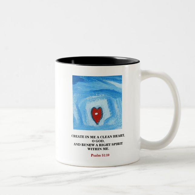 CREATE IN ME Two-Tone COFFEE MUG (Right)