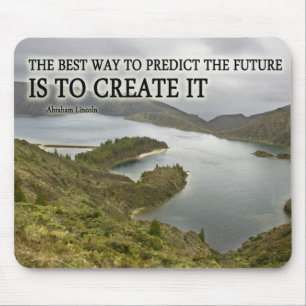 Create It Quote on Photograph Mouse Pad