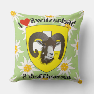 Create-live - Switzerland - Suisse - to Svizzera Throw Pillow