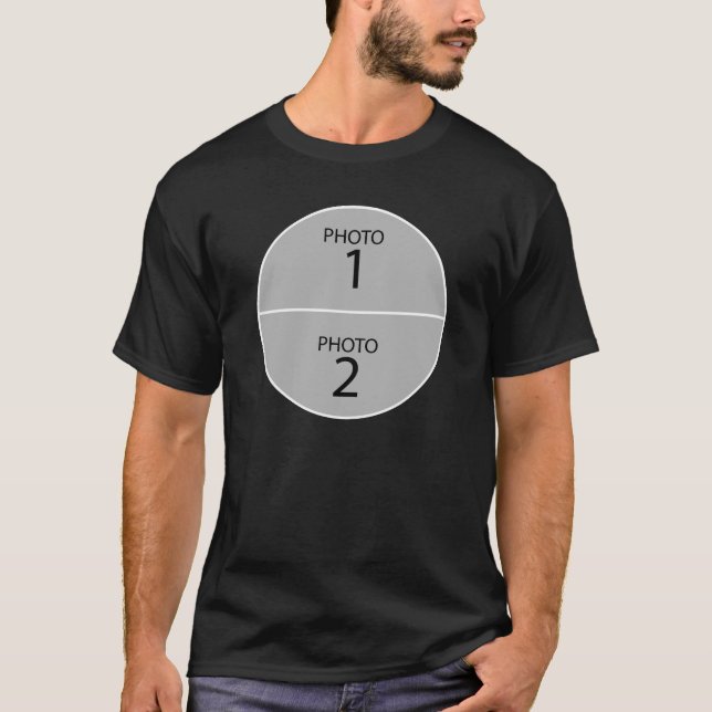 Create ORIGINAL TEMPLATE 2 photo T-Shirt (Front)