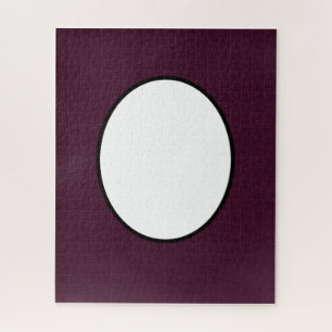 Create own Aubergine Personalised Jigsaw Puzzle