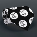 Create Own Business Logo Promotional Colour Own Tie<br><div class="desc">Create your own necktie featuring a business logo template,  with tileable design. Easily make a promotional necktie or colour your own,  today. NOTE: to change background colour,  enter "customize" mode and click "Layers" > "Background | Edit".</div>