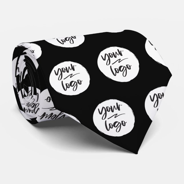 Create Own Business Logo Promotional Colour Own Tie (Rolled)