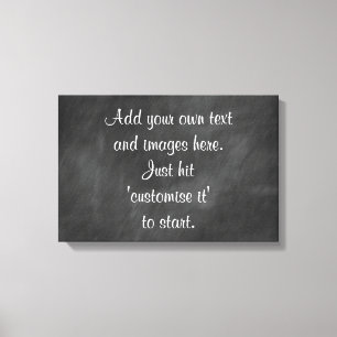Create own chalkboard wall art menu sign proverb