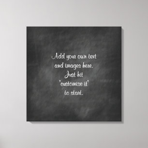 Create own chalkboard wall art menu sign proverb