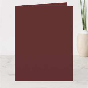Create Own Elegant Burgundy Card