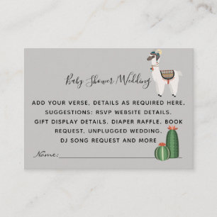 Create Own Event Details Inserts - Alpaca Llama