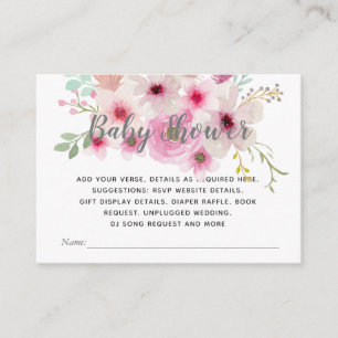 Create Own Event Details Inserts - BOHOPink Violet