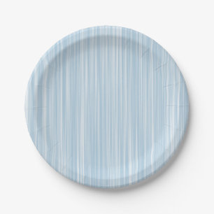 Create Own Personalized Gift Baby Blue Watercolor Paper Plate