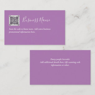 Create own QR Code Business Card - Lots of Colours