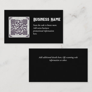 Create own QR Code Business Card - Lots of Colours