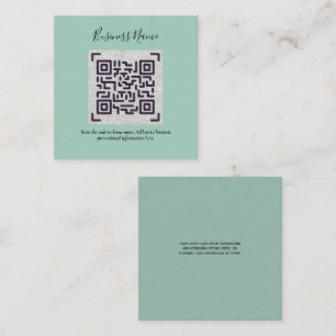Create own QR Code Business Card - Lots of Colours