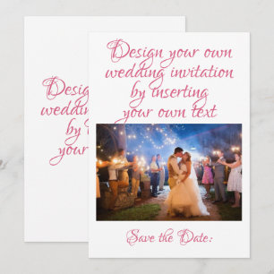 Create   Personalize Your Wedding Own Invitation