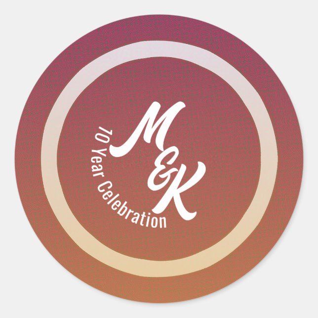 Create Personalized Celebration Stickers (Front)