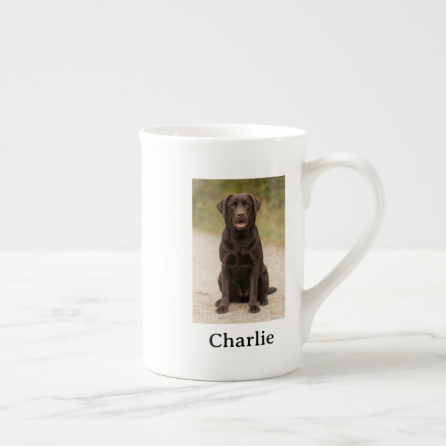 Create Personalized Pet Photos Bone China Mug (Right)
