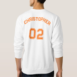 Create Player Name Jersey Number Classic Crewneck Sweatshirt