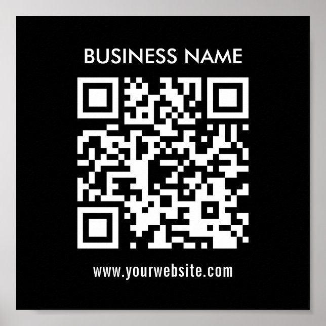 Create QR code instantly | Modern simple design Poster (Front)