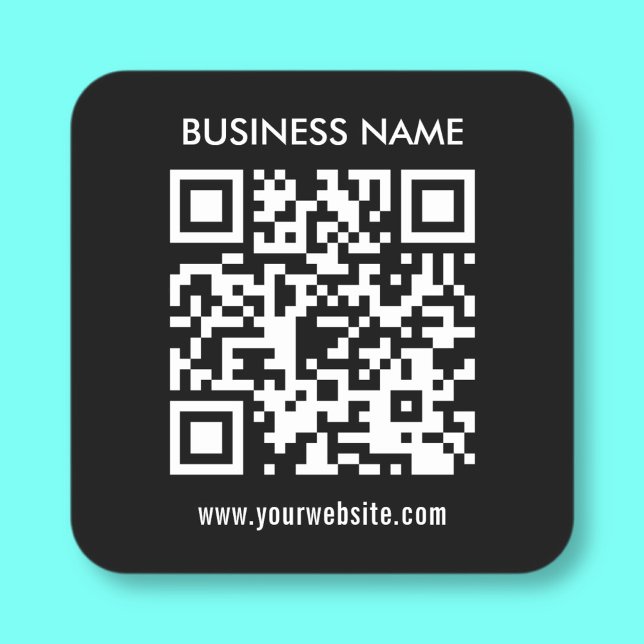 Create QR code instantly | Modern simple design Square Sticker (Creator Uploaded)