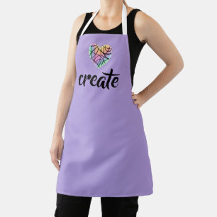 Create Rainbow Heart Apron