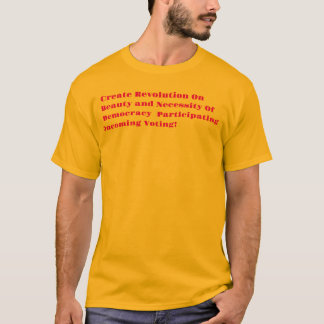 Create Revolution On T-Shirt