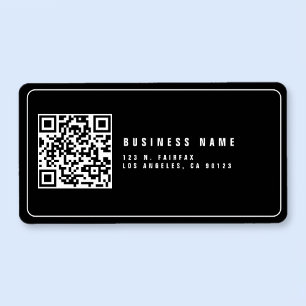 Create Scannable QR Code   Modern Return Address Label