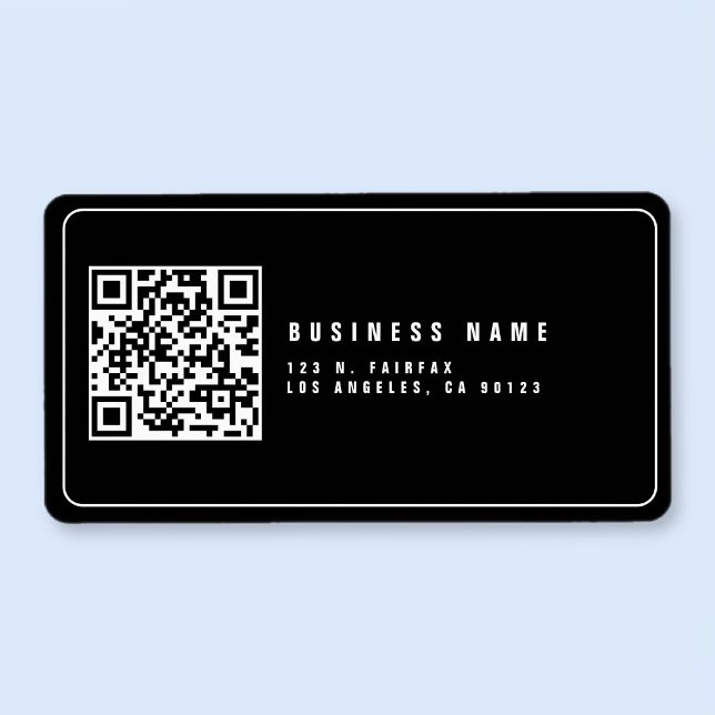 Create Scannable QR Code | Modern Return Address Label (Creator Uploaded)