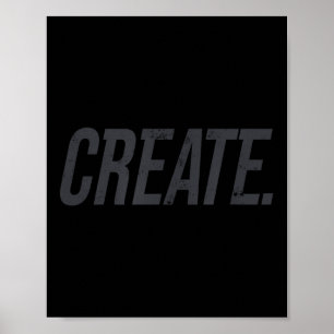 Create Shirt Motivational For Ambitious Life Goals Poster