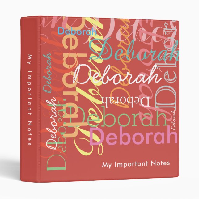 Create stylish grapefruit colour  binder (Front/Spine)