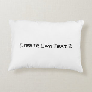 Create Text Home Living Home Décor-Pillows & Poufs Accent Pillow