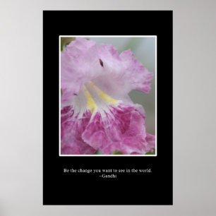 Create the change you want in the world poster