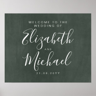 Create Wedding Welcome Sign chakboard