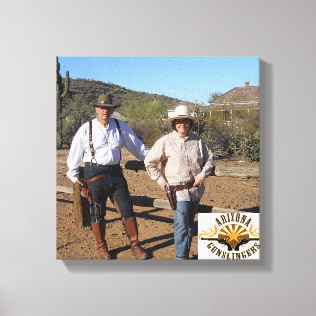 Create Wrapped Canvas Gunslinger Photo (Front)