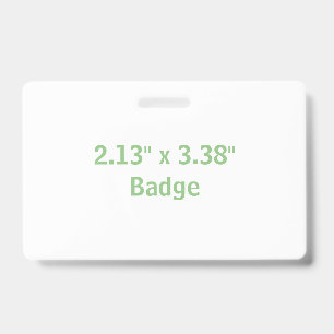 Create You Own 2.13" x 3.38" Badge