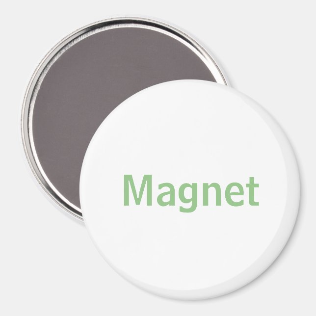 Create You Own 3 Inch Circle Magnet (Front/Back)