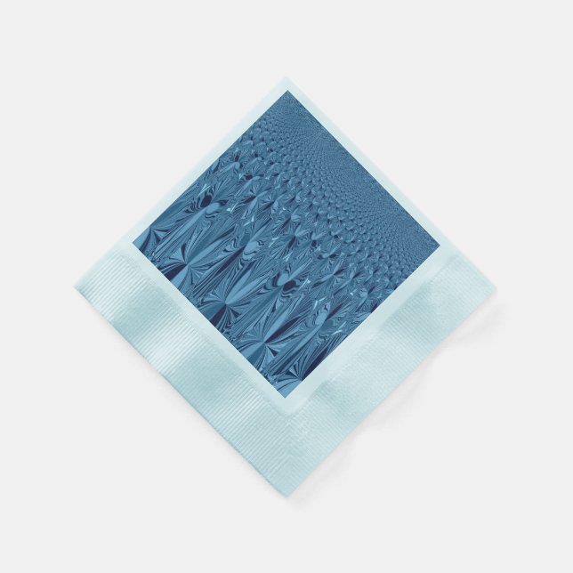 Create you own Navy blue comfy  pattern art Napkin (Corner)