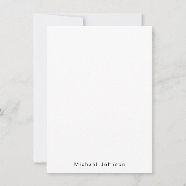 Create You Own Personal Card (Front)