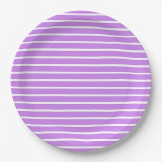 Create Your Background Colour with White Stripes 2 Paper Plate