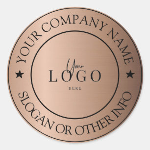 Create Your Business Logo Custom Classic Round Sti Classic Round Sticker