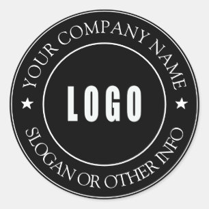 Create Your Business Logo Custom Classic Round Sti Sticker