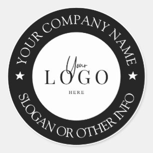 Create Your Business Logo Custom Classic Round Sti Sticker