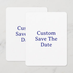 Create Your Custom 4.25" x 5.5" Rounded Save The Date