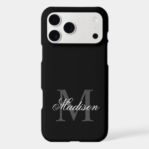 Create Your Custom Name Monogram Calligraphy Black