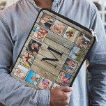 Create Your Custom Photo Collage Rustic Farmhouse Laptop Sleeve<br><div class="desc">Create your own personalized 14 Instagram photo collage laptop sleeve with your custom images on a rustic farmhouse style wooden plank background. Add your favourite photos, designs or artworks to create something really unique. To edit this design template, simply upload your own image as shown above. You can easily add...</div>