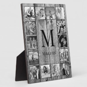 Create Your Custom Photo Collage Rustic Farmhouse Plaque